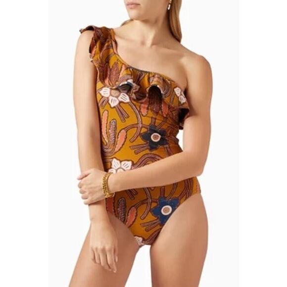 Ulla Johnson Martina Maillot Citrine Swimsuit Small - Picture 1 of 13